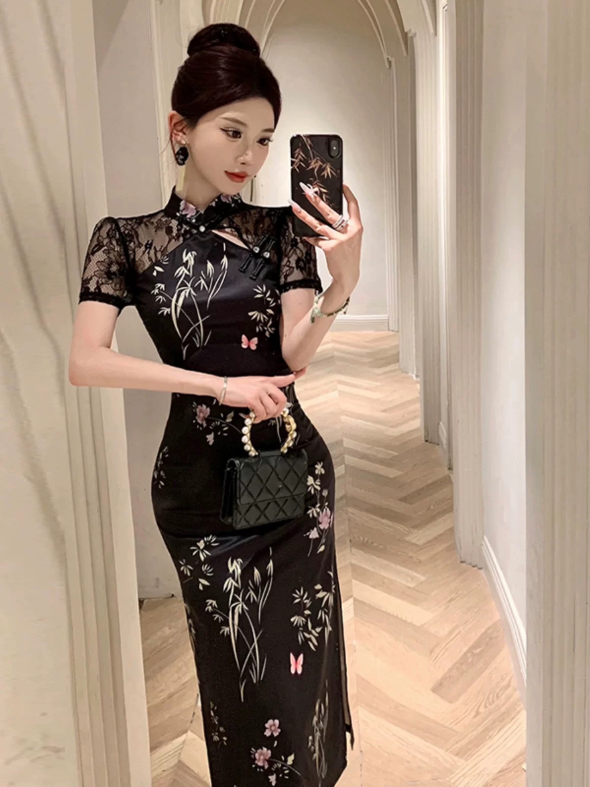 Lagos Angel qipao dress Q232 images